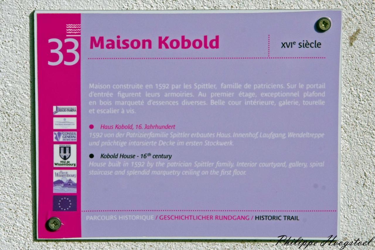 Maison Kobold Xvie Siecle Віссембур Екстер'єр фото